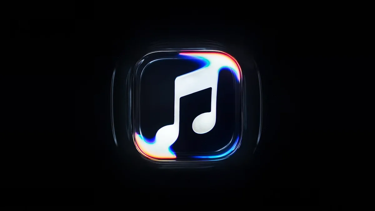 Apple Music revela novo visual com logotipo esculpido por ondas sonoras