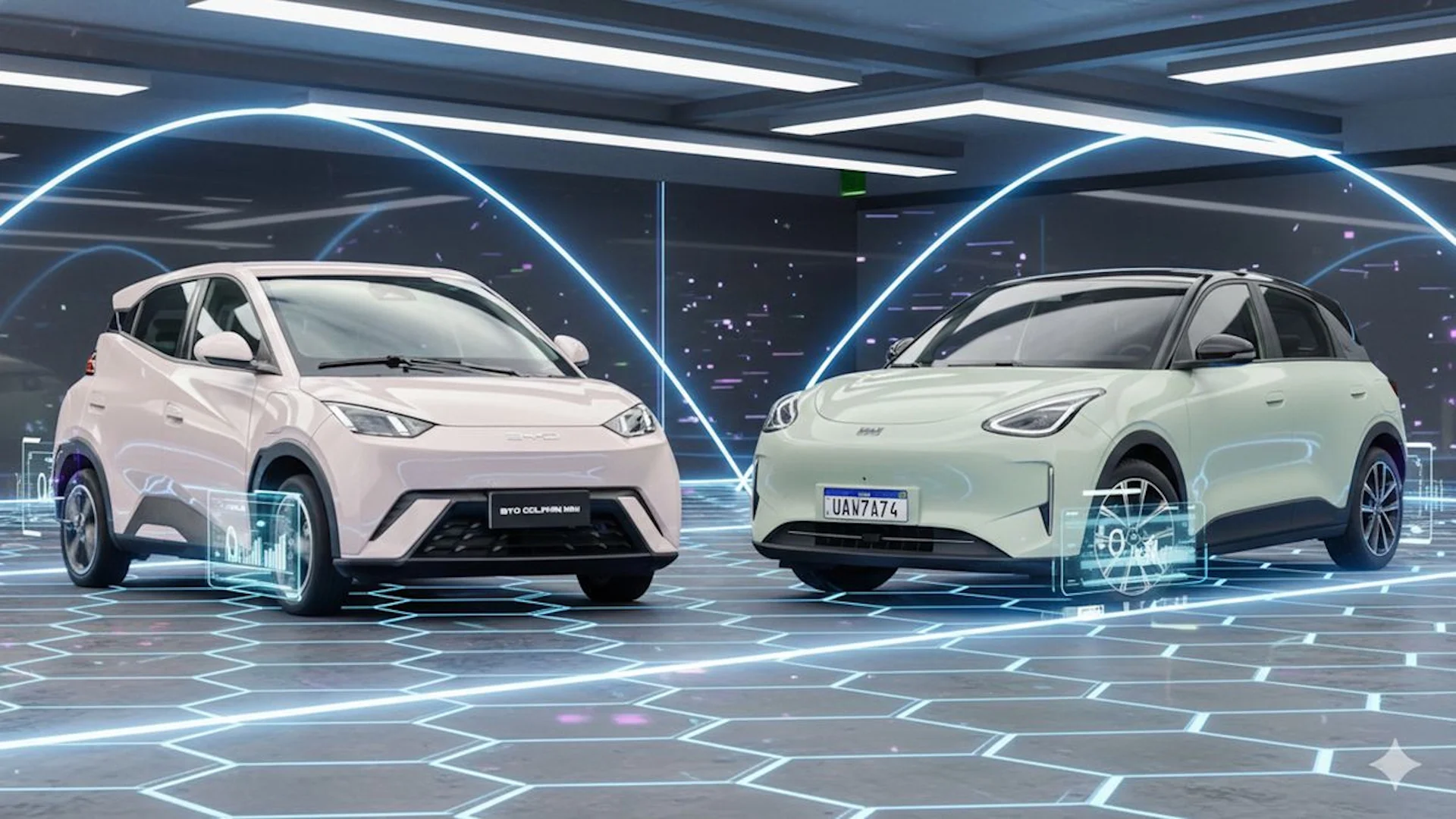 BYD Dolphin Mini e Geely EX2: Qual hatch elétrico vale mais a pena no Brasil?