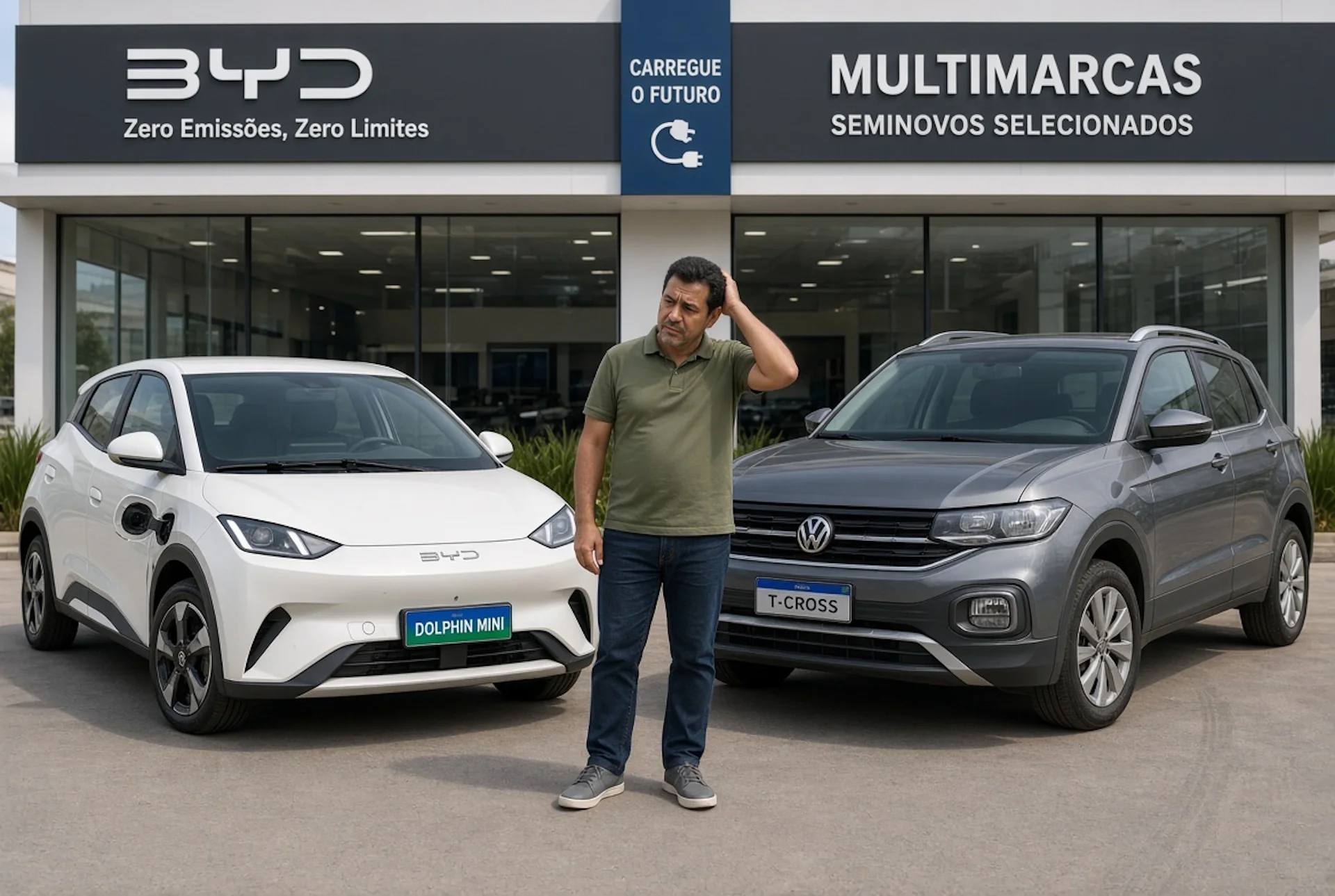 Carro elétrico novo ou modelo a combustão usado: o que vale mais a pena?
