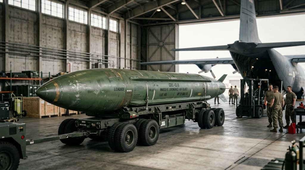 O que é a MOAB: conheça os detalhes da superposta americana que pode ser usada contra o Irã