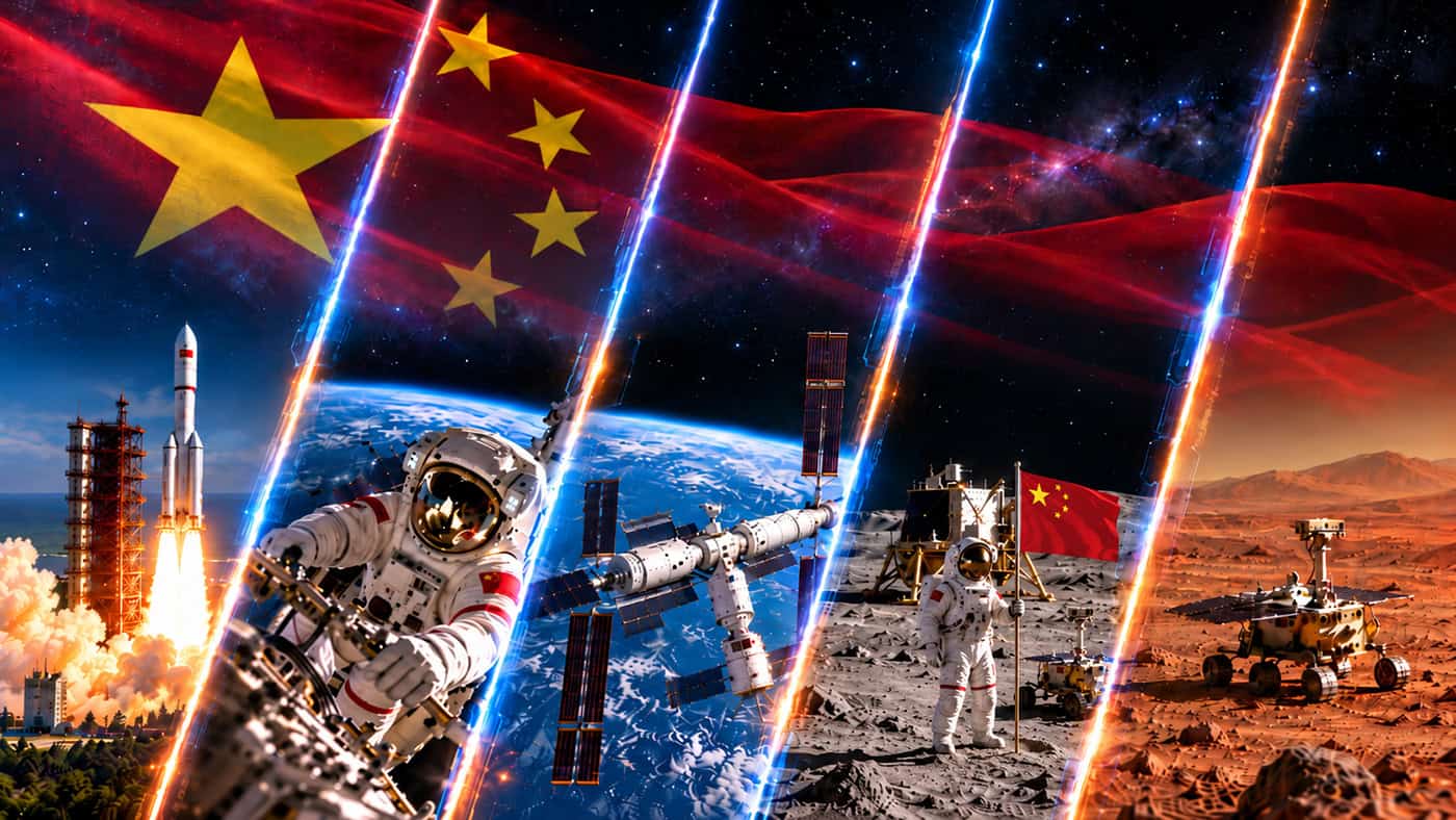 Programa espacial da China avança e desafia a hegemonia dos Estados Unidos