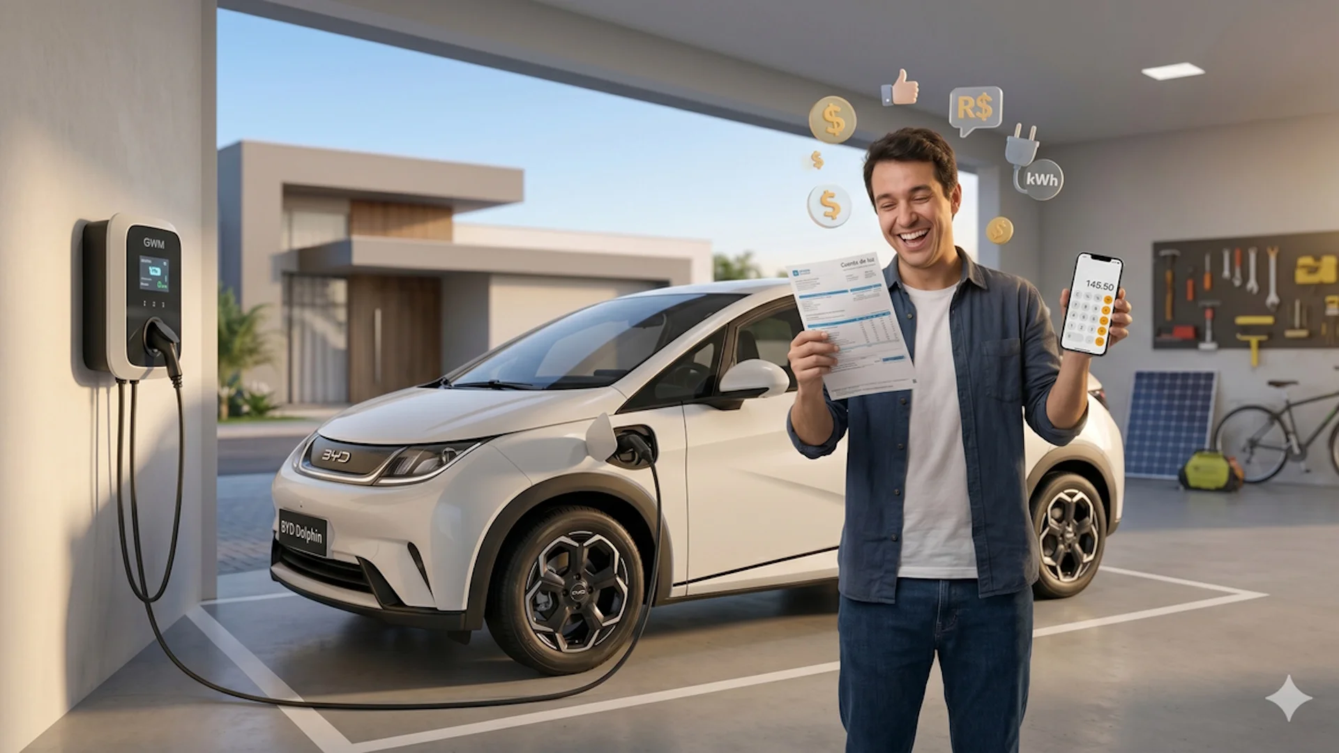 Quanto custa carregar um carro elétrico em casa? Veja simulação