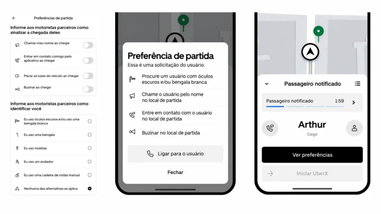 Uber lança ferramenta para facilitar embarque de idosos e pessoas com deficiência