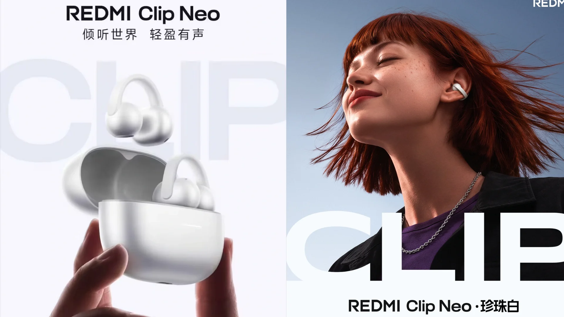 Xiaomi prepara o Redmi Clip Neo, seu primeiro fone no estilo brinco